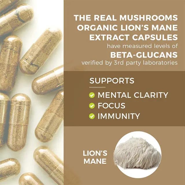 Xcelerate Health 10-in-1 Mushroom Complex Capsules – Lion’s Mane, Cordyceps, Reishi, Turkey Tail, Shiitake, Maitake, Royal Sun, White Button, Black Fungus & More – Immune, Focus & Energy Support