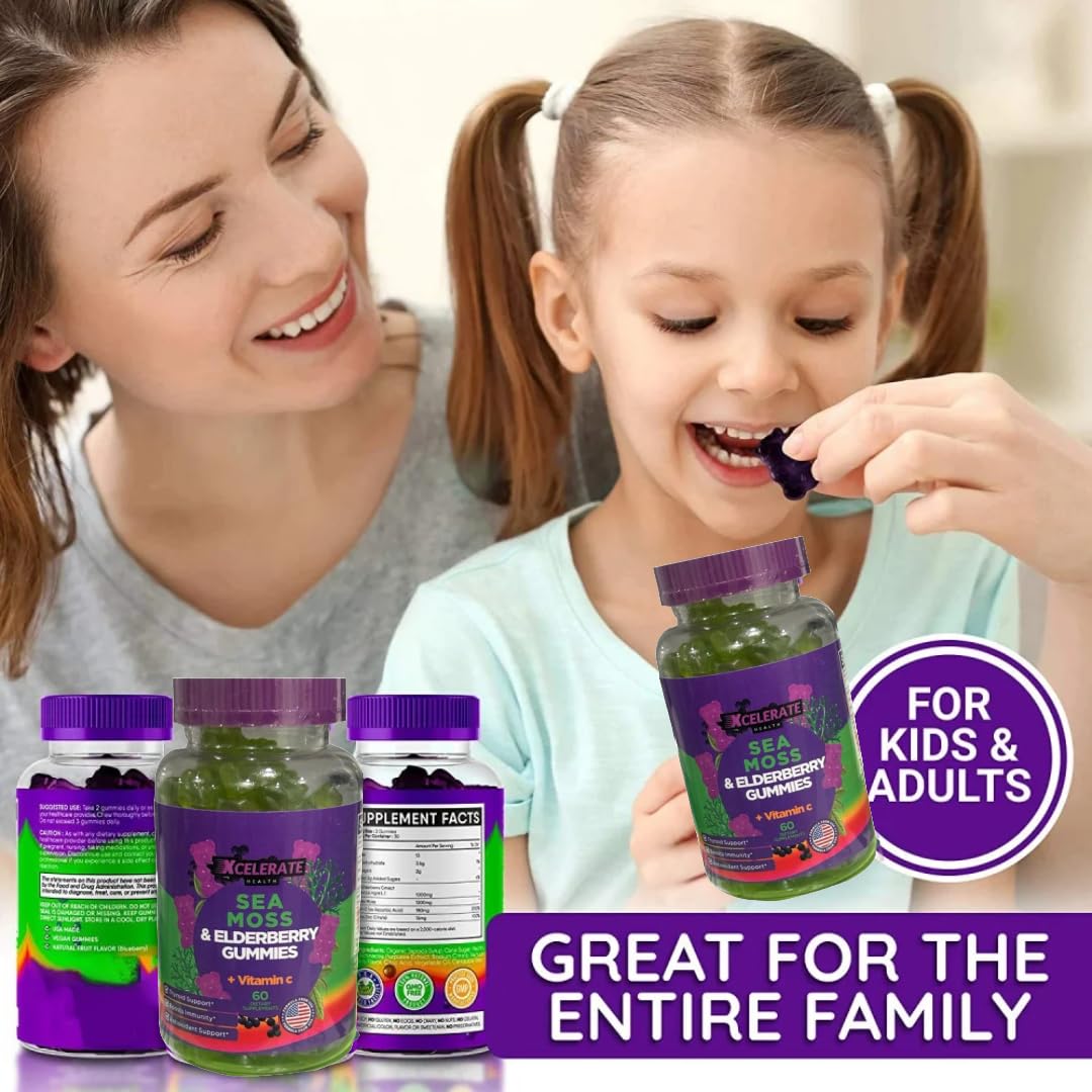 Sea Moss and Elderberry Gummies: Boost Your Health with The Ultimate Superfood Snack!