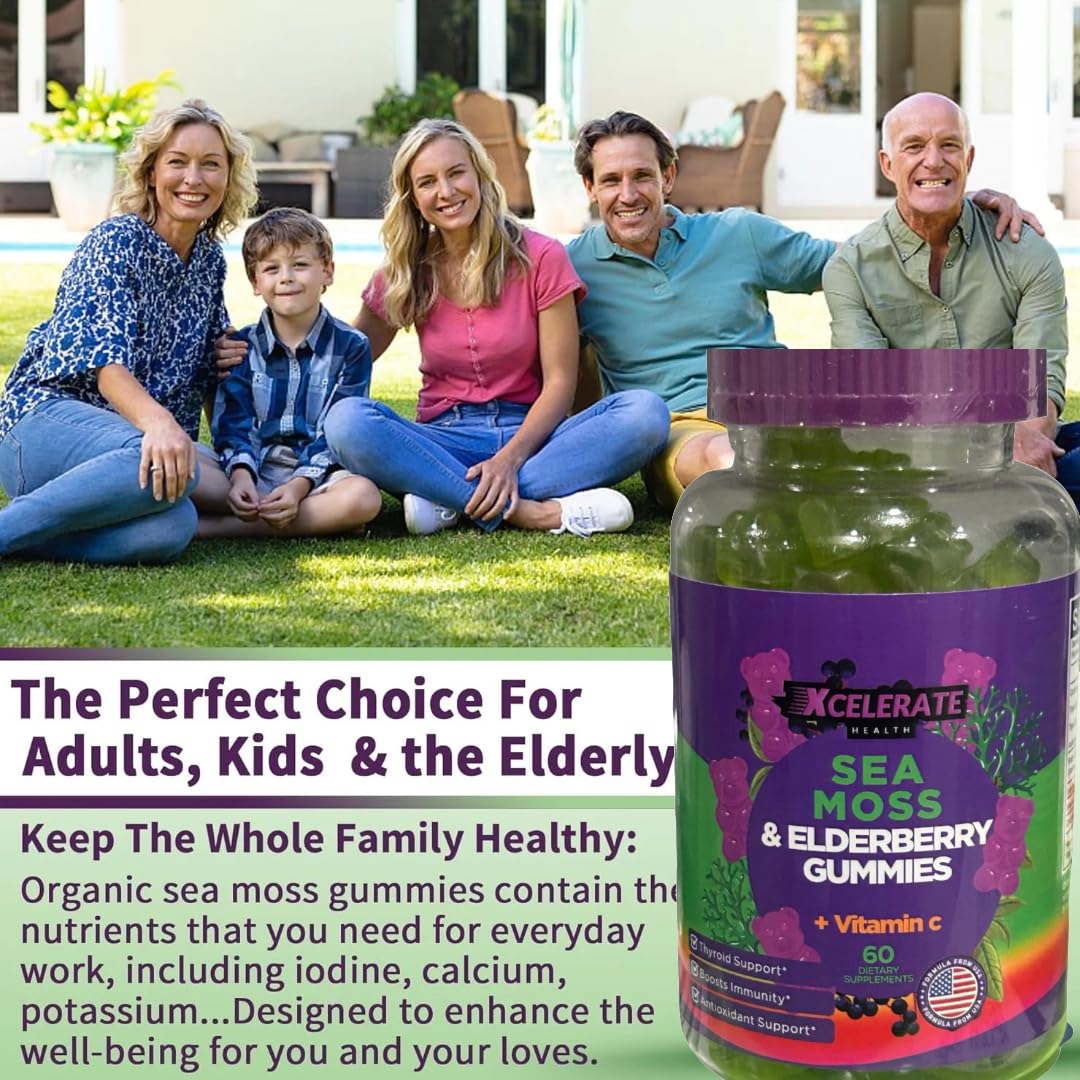 Sea Moss and Elderberry Gummies: Boost Your Health with The Ultimate Superfood Snack!