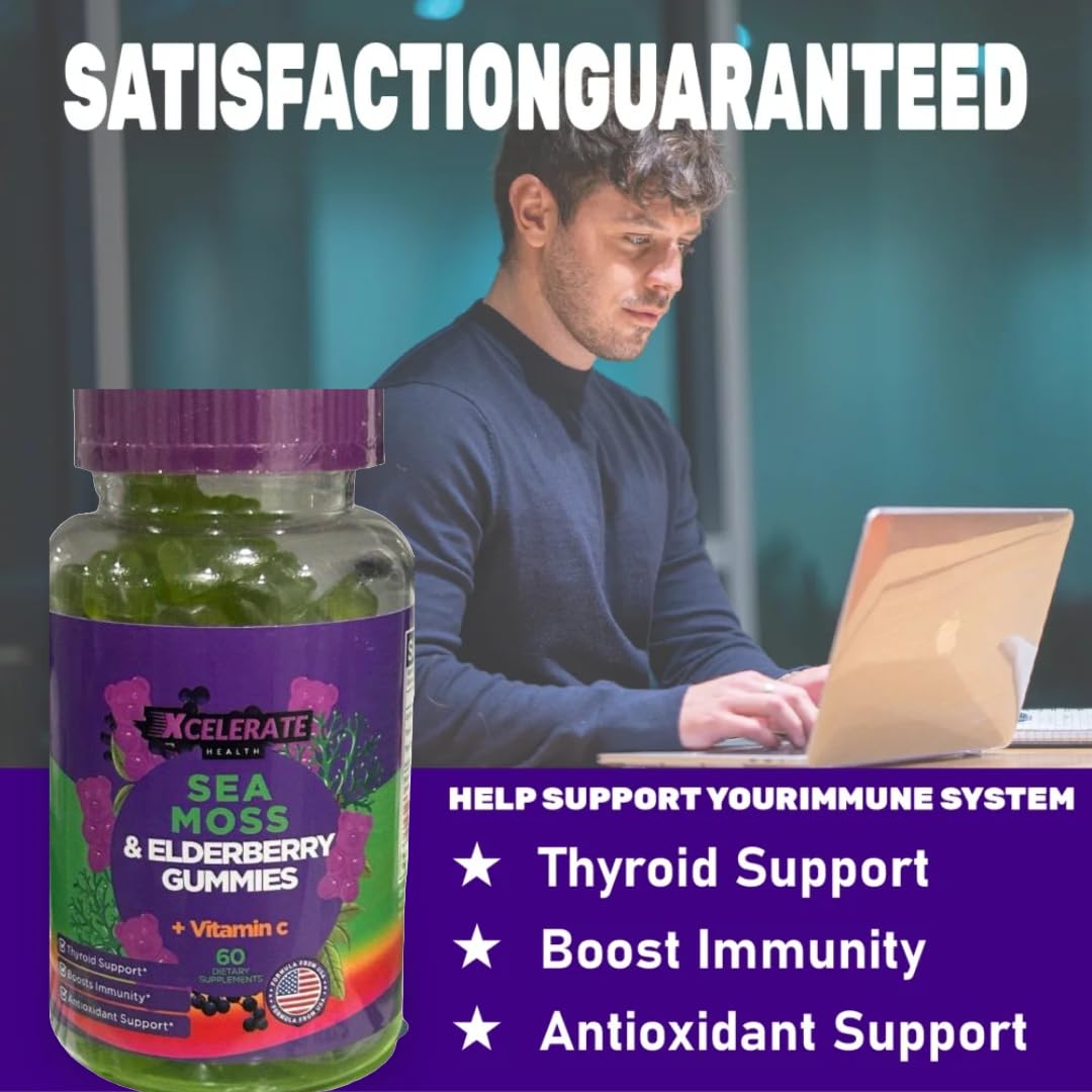 Sea Moss and Elderberry Gummies: Boost Your Health with The Ultimate Superfood Snack!